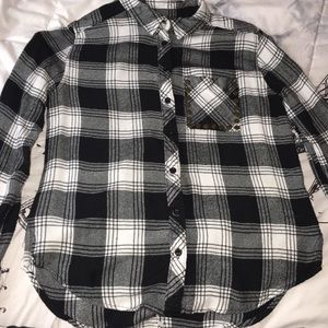 Black and White Flannel